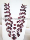 Rubylite (Watermelon) Plain Nuggets Shape Beads